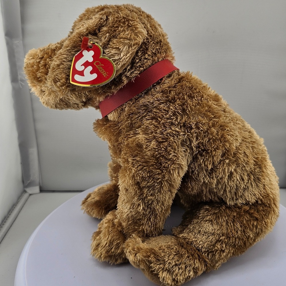 Ty Vintage 2002 Classic Cody The Dog Plush Brown Fluffy Toy Tags EUC Collectible - Picture 9 of 10